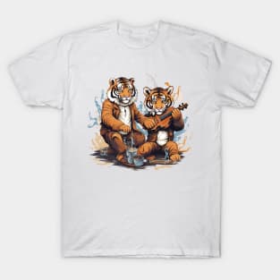 Tigers playing violin T-Shirt